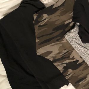 Solid Black and Camo Express Legging